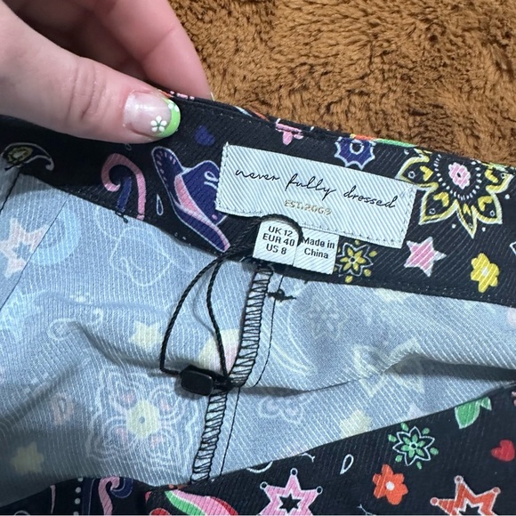 Never Fully Dressed Dolly Annouck pant black women’s size 8US space cowboy - Picture 2 of 4